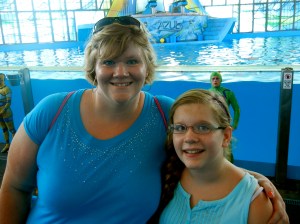 My daughter and me on our vacation.